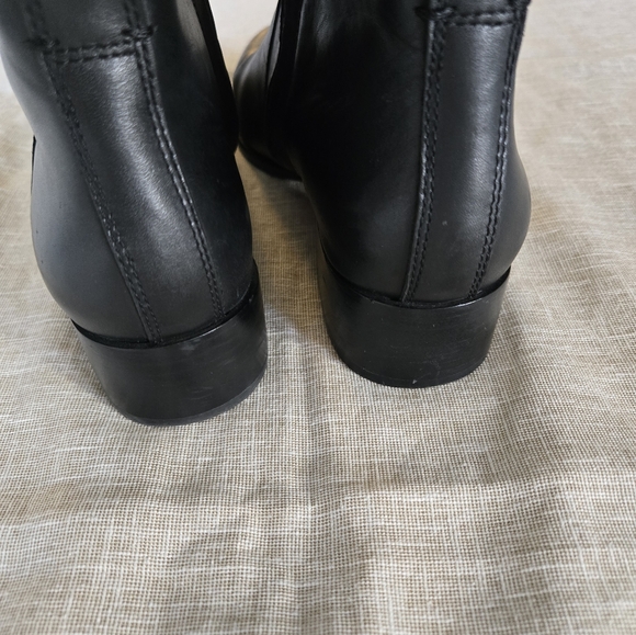 Madewell camden black leather ankle boots size 8.5 - Picture 6 of 7